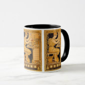 Art Nouveau vintage, Liefde overwint alles Wetensc Mok (Voorkant rechts)