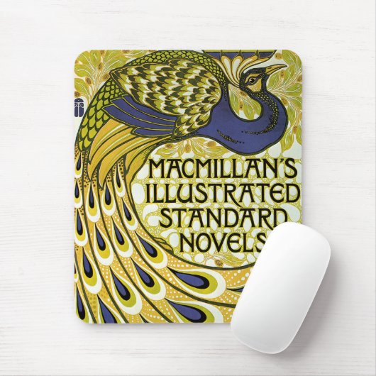 Art Nouveau vintage, Macmillan's Pauwveren Muismat (Met muis)