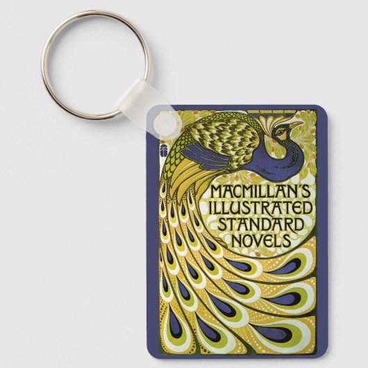 Art Nouveau vintage, Macmillan's Pauwveren Sleutelhanger (Voorkant)