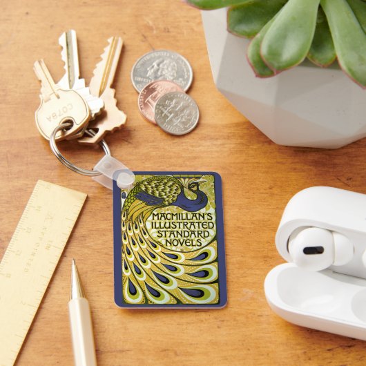 Art Nouveau vintage, Macmillan's Pauwveren Sleutelhanger (Bureau)