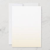 Art Nouveau Vintage Oval Frame Wedding Kaart (Achterkant)