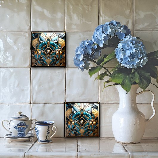 Art Nouveau Vintage Tegeltje