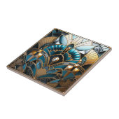 Art Nouveau Vintage Tegeltje (Zijkant)