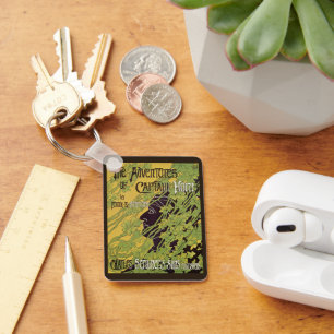 Art Nouveau vintageboek, avonturen van kapitein Ho Sleutelhanger