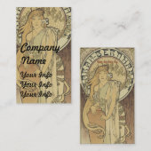 Art Nouveau-Visitekaartjes Visitekaartje (Voorkant / Achterkant)