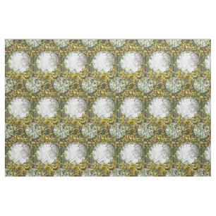 Art Nouveau Vogels en Bloemen Patroon Stof