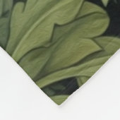 Art nouveau vos in het bos fleece deken (Hoek)