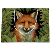 Art nouveau vos in het bos groot cadeauzakje (Voorkant)