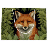 Art nouveau vos in het bos groot cadeauzakje (Achterkant)