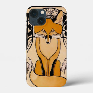 Art Nouveau Vossen Illustratie Bos Dieren Case-Mate iPhone Case