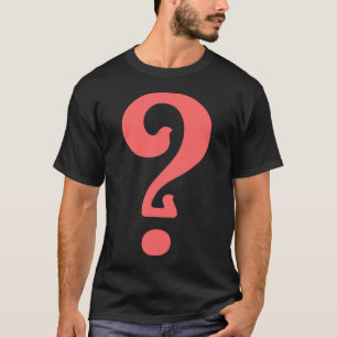 Art Nouveau-vraagteken T-shirt