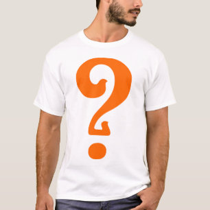 Art Nouveau Vraagteken T-shirt