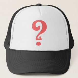 Art Nouveau-vraagteken Trucker Pet