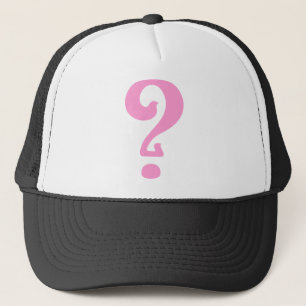 Art Nouveau-vraagteken Trucker Pet