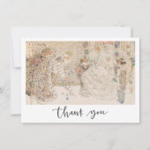  Art Nouveau Vrijgezellenfeest bedankkaart Feestdagenkaart (Voorkant)