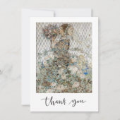  Art Nouveau Vrijgezellenfeest Dank u Feestdagenkaart (Voorkant)