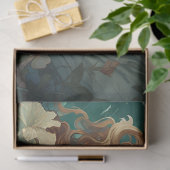 Art Nouveau Vrouw 1 Decoupage Papier (Geschenk)