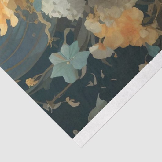 Art Nouveau Vrouw 3 Decoupage Papier (Detail)