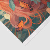 Art Nouveau Vrouw 4 Decoupage Papier (Detail)