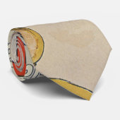 Art Nouveau, Vrouw Antiek converteerbare auto Stropdas (Opgerold)