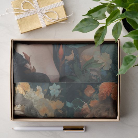 Art Nouveau Vrouw Collage 1 Decoupage Papier (Geschenk)