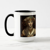 Art Nouveau Vrouw Combo Mok, 15 oz Mok (Links)