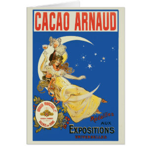 Art Nouveau vrouw en champagne