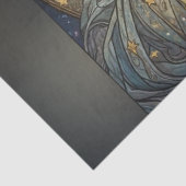 Art Nouveau Vrouw in de Sterren Decoupage Papier (Detail)