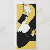  Art Nouveau, Vrouw leest een Geel Boek (Voorkant)