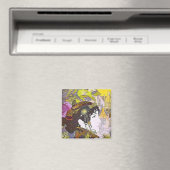 Art Nouveau Vrouw Magneet (Insitu (Vaatwasser))