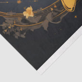 Art Nouveau Vrouw met Moth 1 Decoupage Papier (Detail)