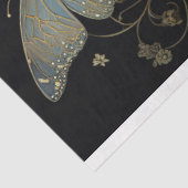 Art Nouveau Vrouw met Moth 2 Decoupage Papier (Detail)