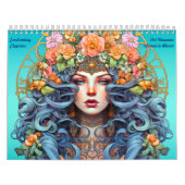 Art Nouveau Vrouwen in Bloei Kalender (Hoes)