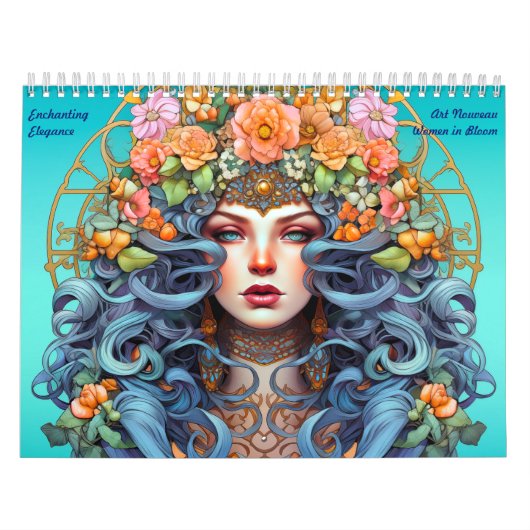 Art Nouveau Vrouwen in Bloei Kalender (Hoes)