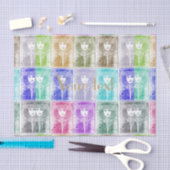 Art nouveau,vrouwen,opnieuw ontworpen,collages,kle tissuepapier (Craft)