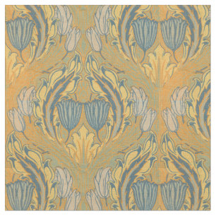  Art Nouveau Walter Crane Tulpenpatroon Stof