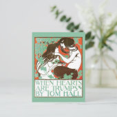  Art Nouveau, wanneer harten trommels zijn Briefkaart (Staand voorkant)