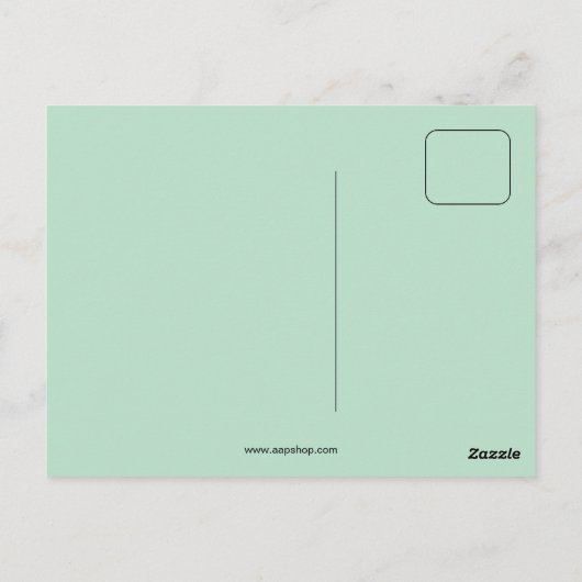 Art Nouveau, wanneer harten trommels zijn Briefkaart (Achterkant)