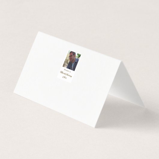 Art Nouveau watercolour portrait  Kaart (Achterkant)