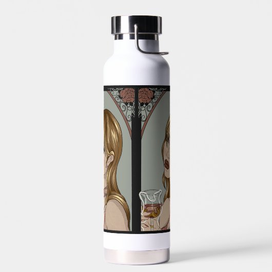 Art Nouveau Waterfles (Links)