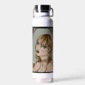 Art Nouveau Waterfles (Achterkant)