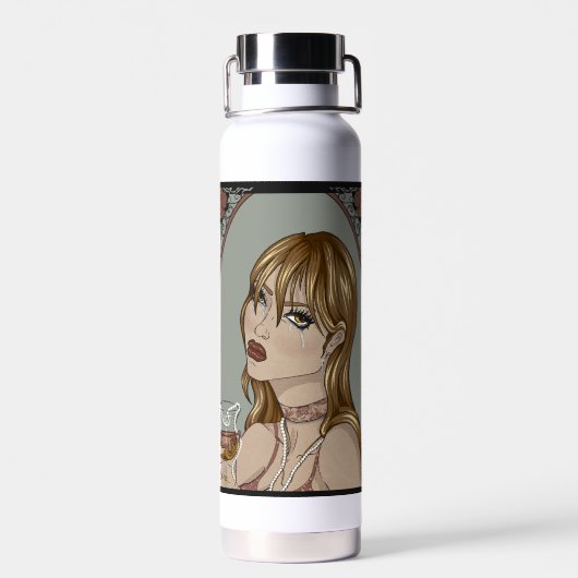 Art Nouveau Waterfles (Achterkant)