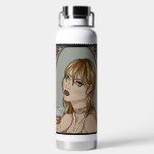 Art Nouveau Waterfles (Achterkant)