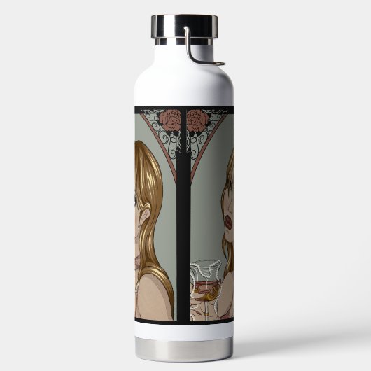 Art Nouveau Waterfles (Links)