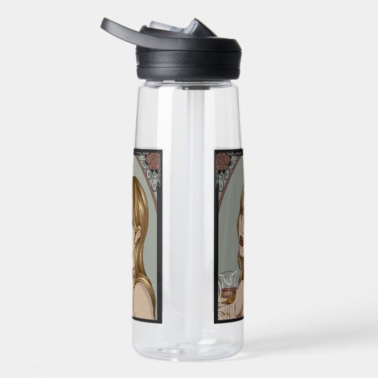 Art nouveau waterfles (Rechts)