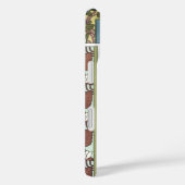  Art Nouveau, Waterlily Garden Flowers Case-Mate iPhone Case (Achterkant / Rechts)