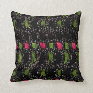 Art Nouveau Wave Pattern Pillow Kussen