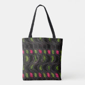 Art Nouveau Wave Pattern Tote Bag (Achterkant)