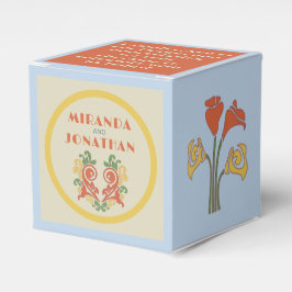 Art Nouveau Wedding Bedankdoosjes