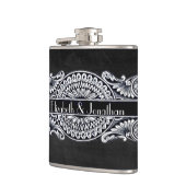 Art Nouveau Wedding Heupfles (Links)